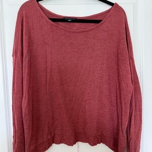 American Eagle Outfitters Women's Brick Red Sweater